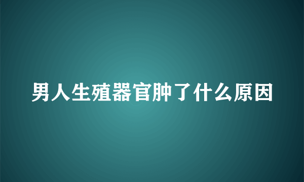 男人生殖器官肿了什么原因