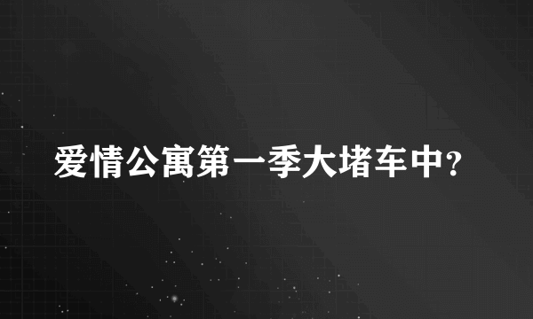 爱情公寓第一季大堵车中？