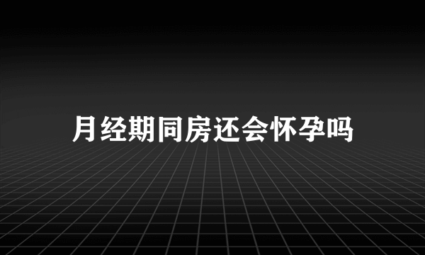 月经期同房还会怀孕吗