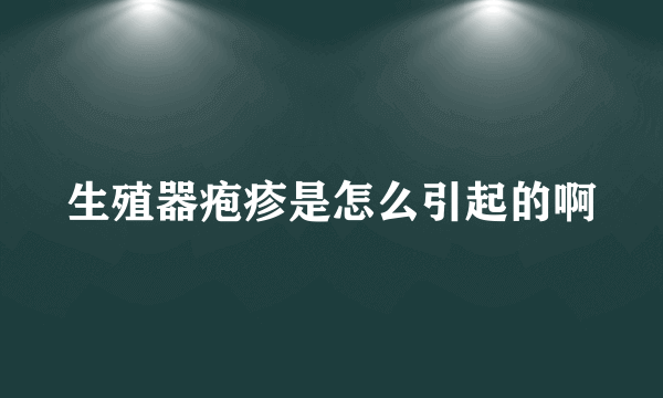 生殖器疱疹是怎么引起的啊