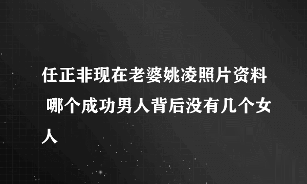 任正非现在老婆姚凌照片资料 哪个成功男人背后没有几个女人