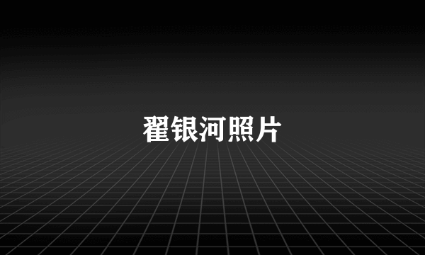 翟银河照片