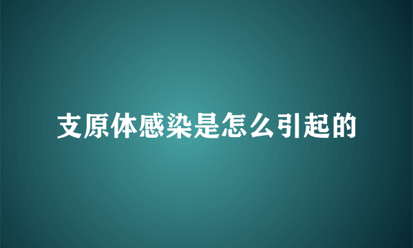 支原体感染是怎么引起的