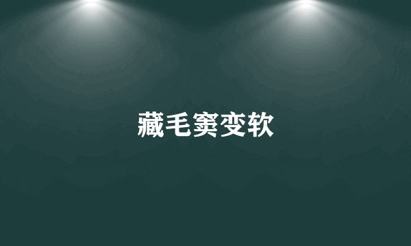 藏毛窦变软