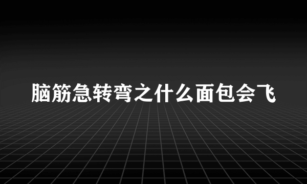 脑筋急转弯之什么面包会飞