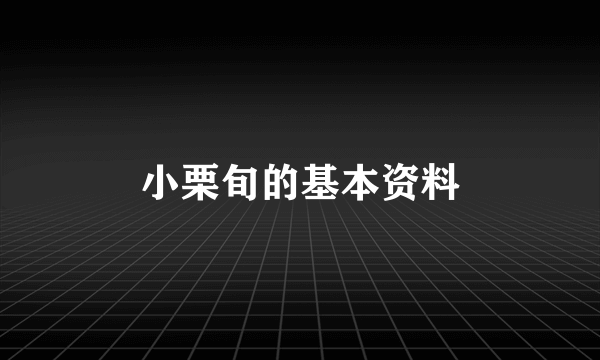 小栗旬的基本资料