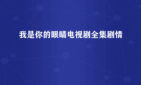 我是你的眼睛电视剧全集剧情