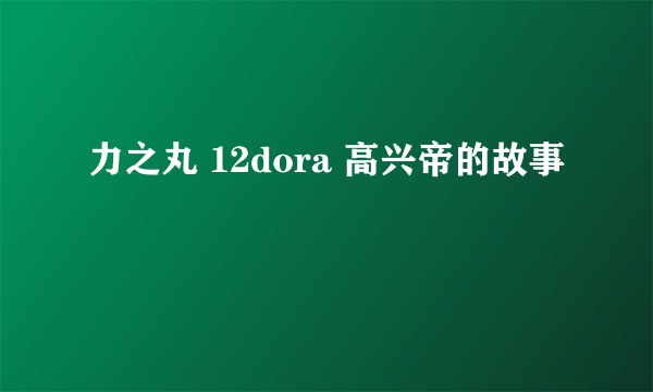 力之丸 12dora 高兴帝的故事