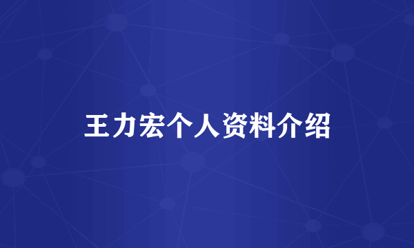 王力宏个人资料介绍