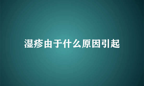 湿疹由于什么原因引起