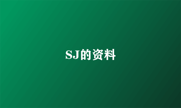 SJ的资料