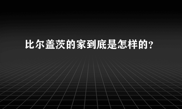 比尔盖茨的家到底是怎样的？